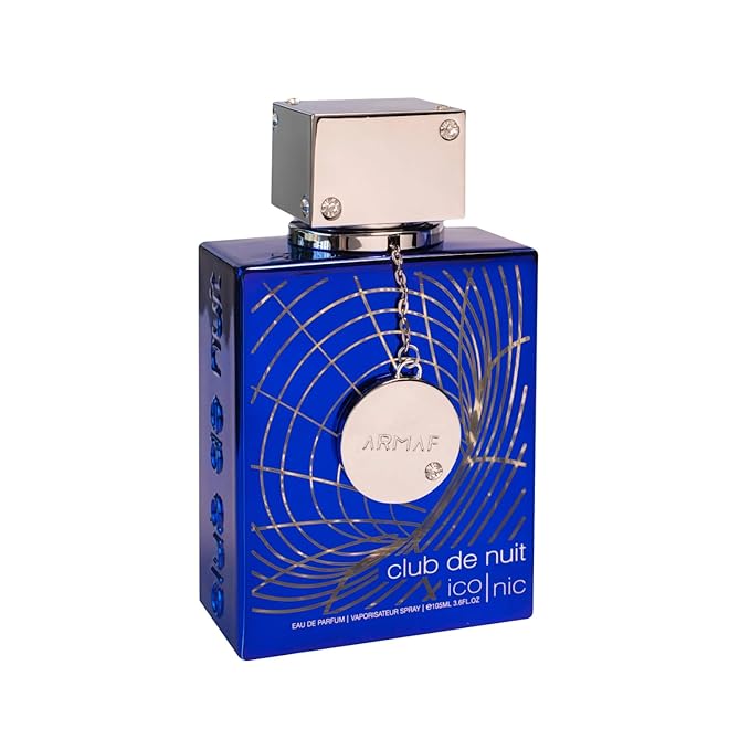Armaf Club de Nuit Blue Iconic para hombres Eau de Parfum Spray, 3.6 onzas