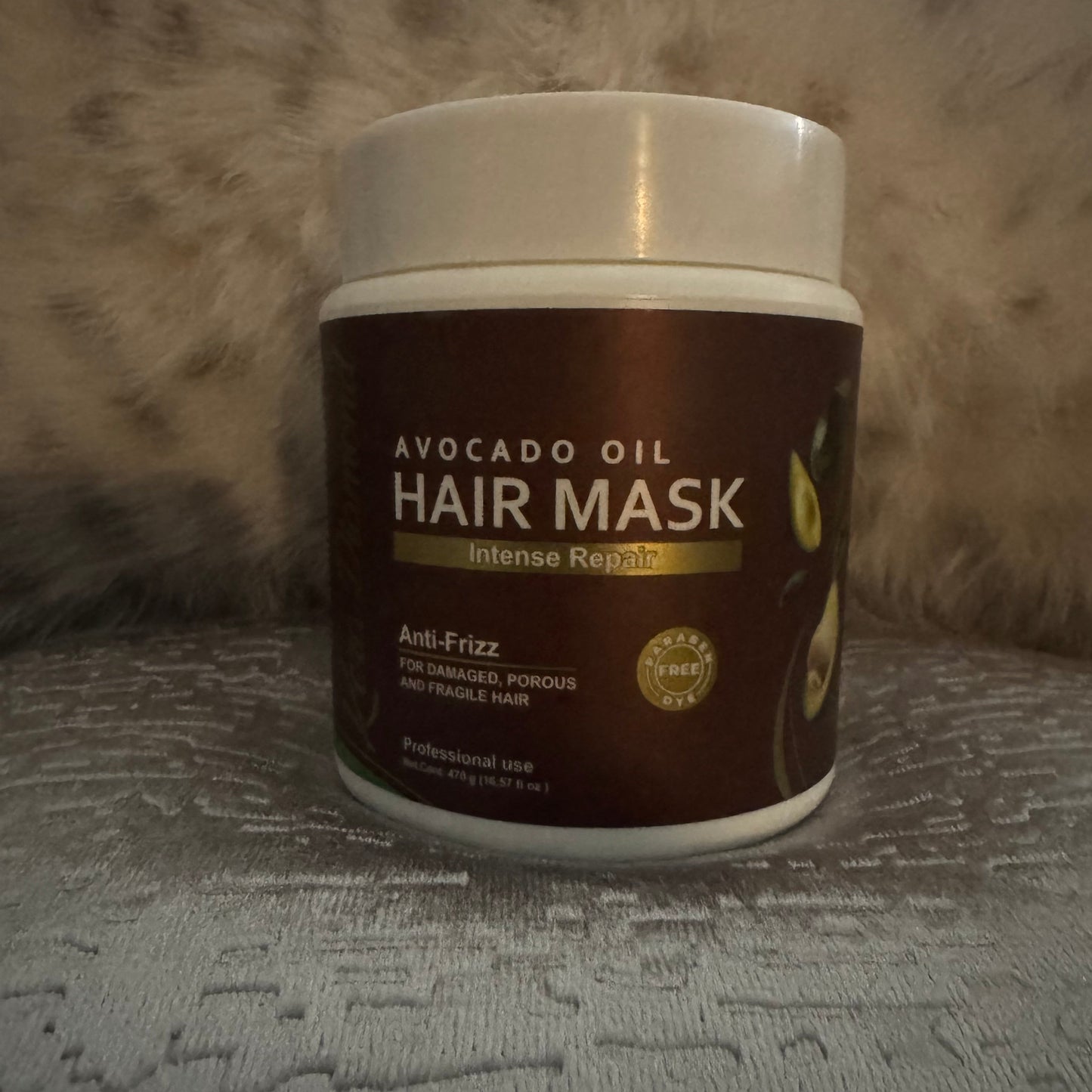 AVOCADO OIL HAIR MASK intense repair 16 onz
