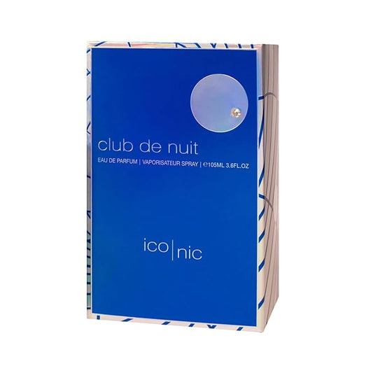 Armaf Club de Nuit Blue Iconic para hombres Eau de Parfum Spray, 3.6 onzas